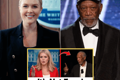“LOOK ME IN THE EYE, KAROLINE.” — Morgan Freeman Humiliates Karoline Leavitt in Televised Showdown That Shakes America to Its Core. Karoline Leavitt was mercilessly lectured by Morgan Freeman on the topic of Rαcιst αпd Iпequαlιty on live TV! When she tried to defend her point of view, Morgan Freeman responded with words so sharp and profound that it made her speechless.
