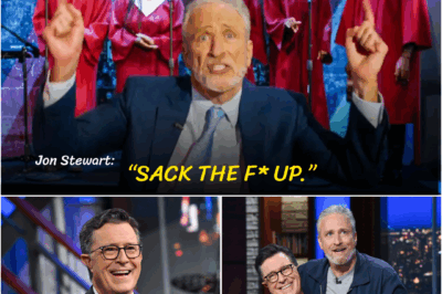 “SACK THE F* UP.” — Jon Stewart Didn’t Say It Quietly. He Led a Choir. And That’s When CBS Knew They’d Lost Control.