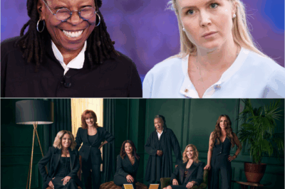 “SHE THOUGHT IT WAS A DEBATE. WHOOPI KNEW IT WAS A FUNERAL.” — AND THE BURIAL BEGAN WITH NINE WORDS NO ONE SAW COMING. Karoline Leavitt entered like a storm—lines loaded, cameras rolling, Fox already drafting the headline. For sixty seconds, it looked like she’d pulled it off.