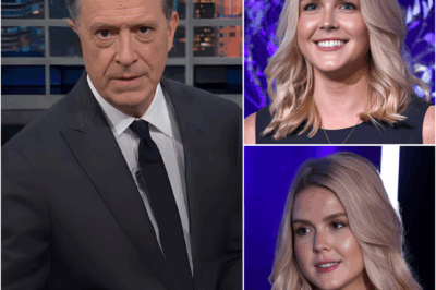 Little Girl Leavitt, Don’t Dodge My Eyes! — Karoline Leavitt Publicly Mocked Colbert For Being Canceled. But His Counterpunch Left Her Completely Paralyzed… Live On Air!