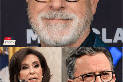 “The Ears Stayed. The Show Didn’t.” — Jeanine Pirro’s Bold Message on Live TV Had Viewers Stunned… But What Colbert Said Moments Later Revealed a Shccking Truth No One Was Prepared For